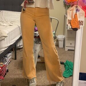 Zara orange marine wide leg jeans